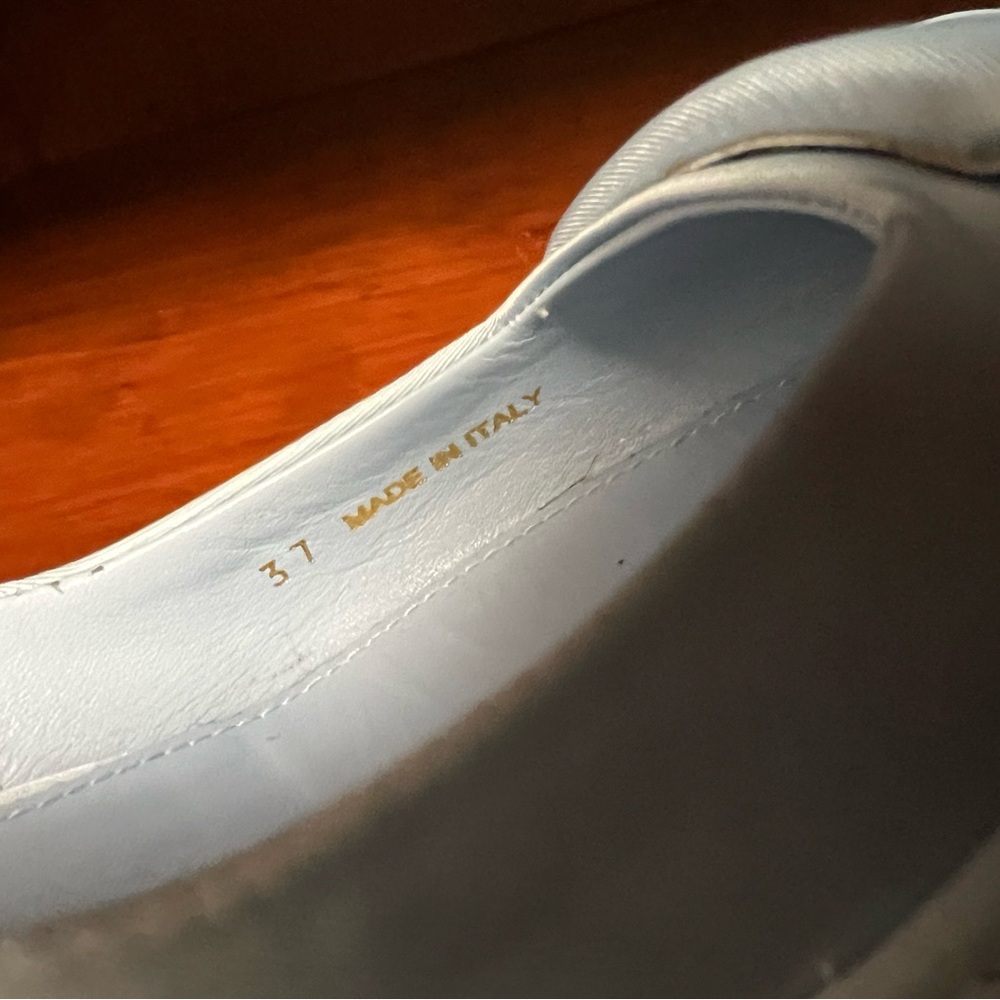 New Prada Gabardine light blue slingback heel 37 - Picture 10 of 10